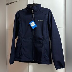 Columbia Kruser Ridge II Softshell Jacket, Dark Nocturnal Women's Size Small NWT